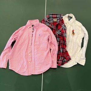 Boys button down lot - Ralph Lauren polo and Duluth size 6